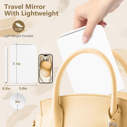 Dynric Mini Portable Makeup Mirror